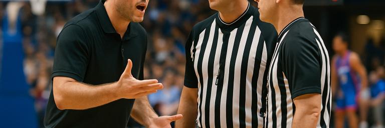 Bien parler aux arbitres pendant un match